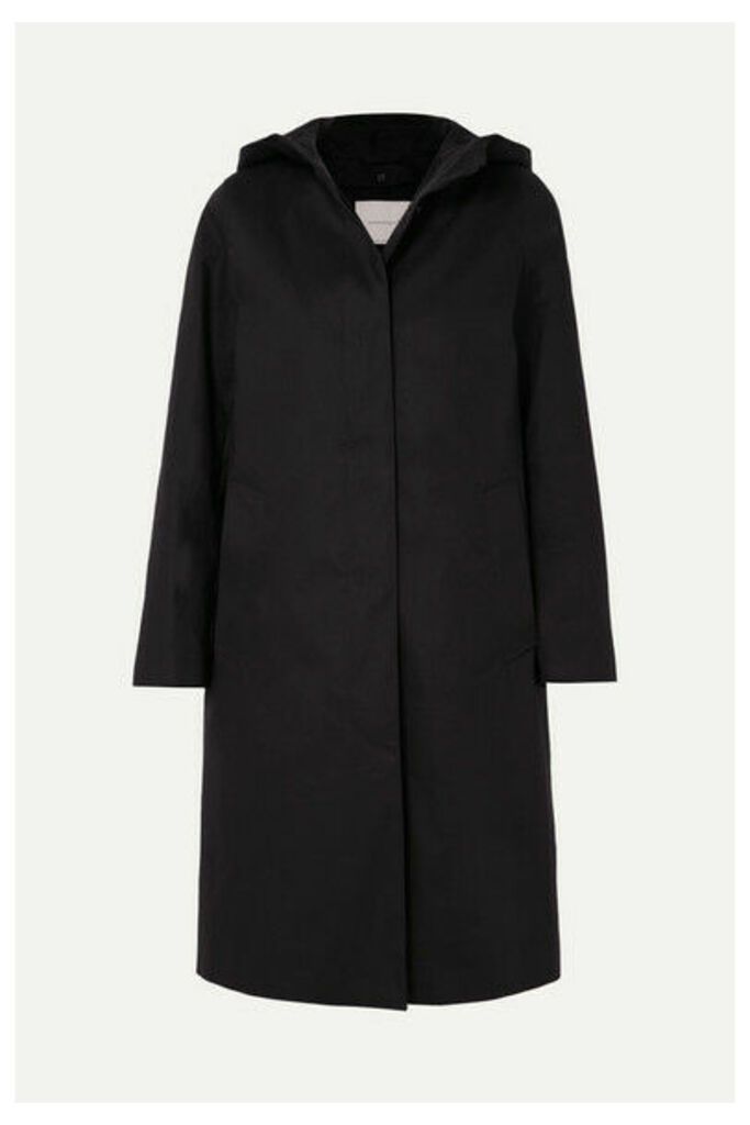 Mackintosh - Chryston Hooded Bonded Cotton Trench Coat - Black