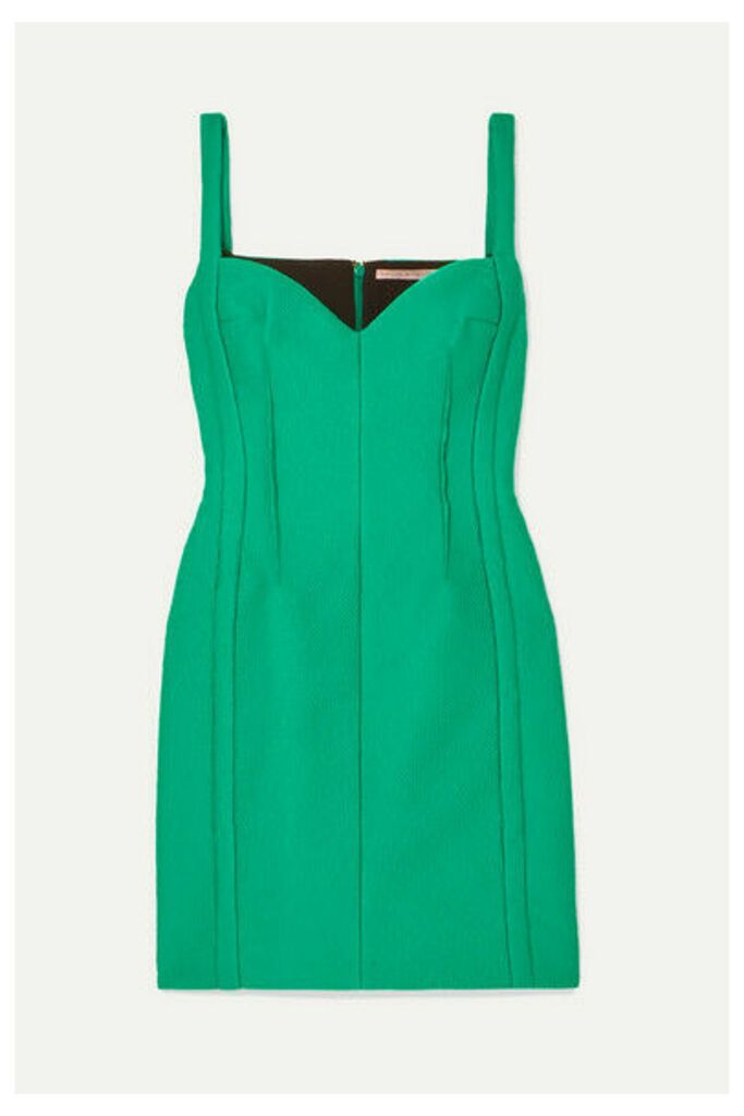 Emilia Wickstead - Cloqué Mini Dress - Emerald