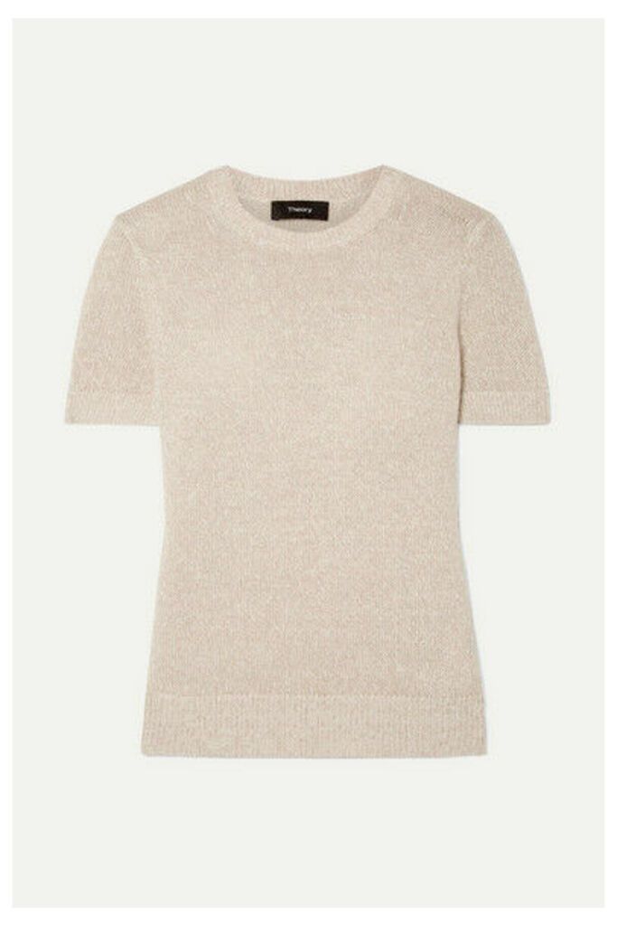 Theory - Linen-blend Sweater - Beige