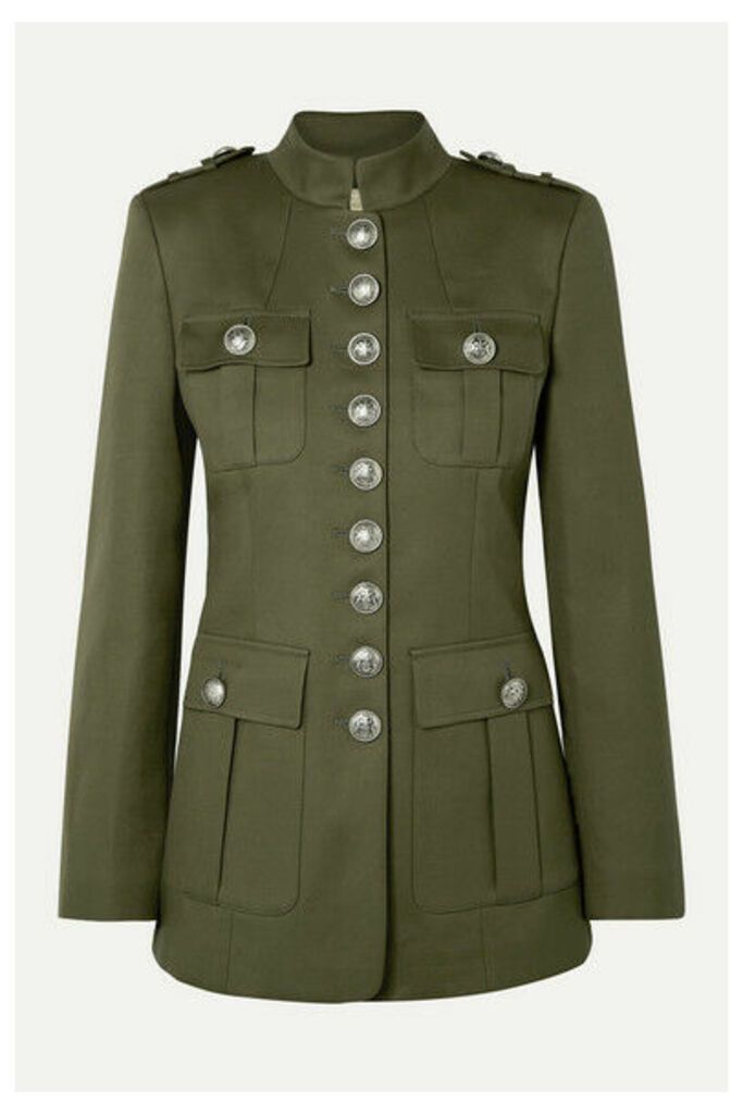 Michael Kors Collection - Cotton-twill Jacket - Army green
