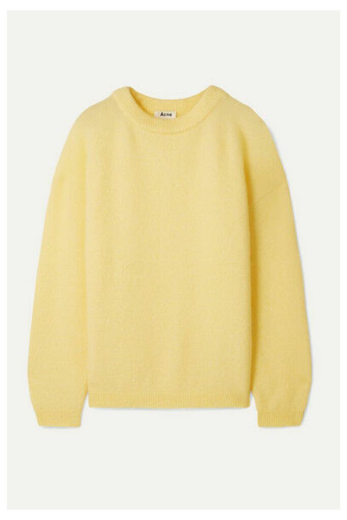 Acne Studios - Dramatic Knitted Sweater - Pastel yellow