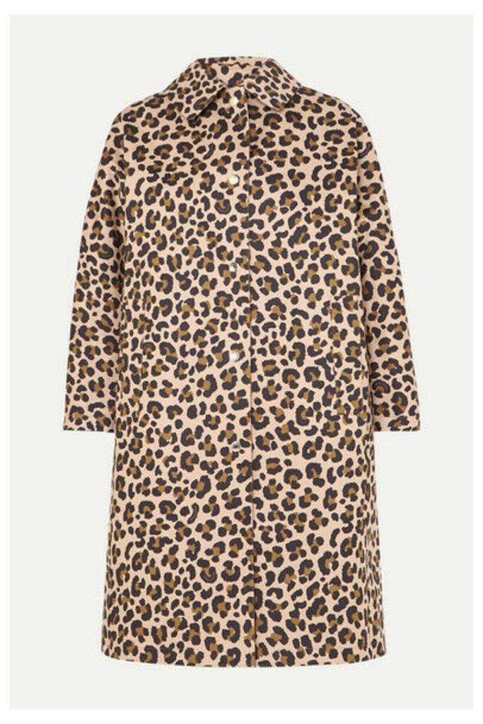 Mackintosh - Fairlie Leopard-print Bonded Cotton Coat - Leopard print