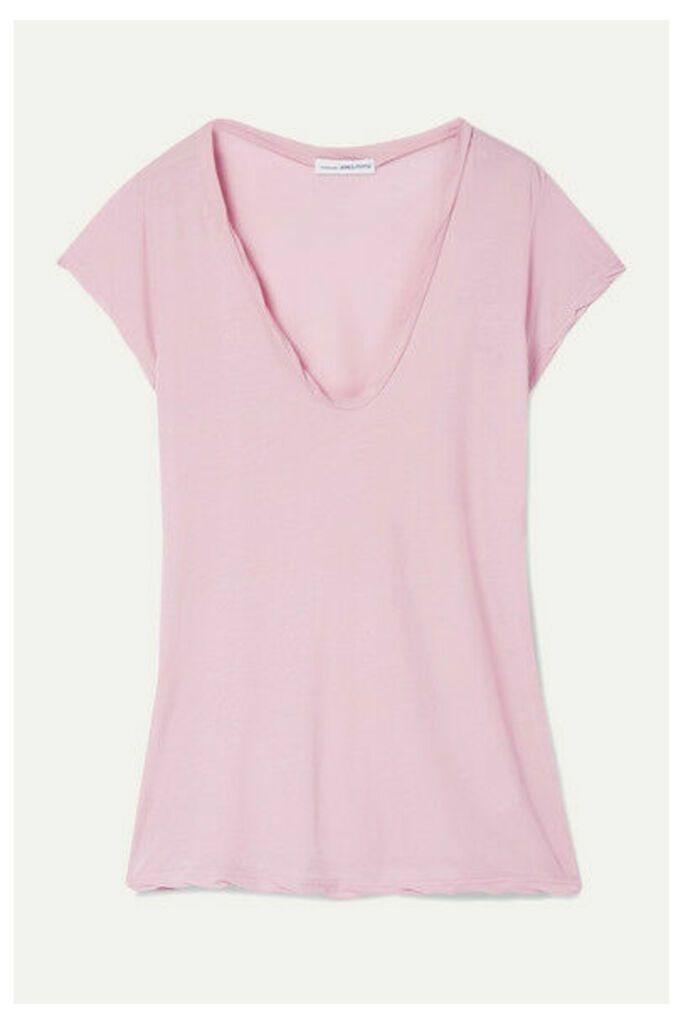 James Perse - Cotton-jersey T-shirt - Pink