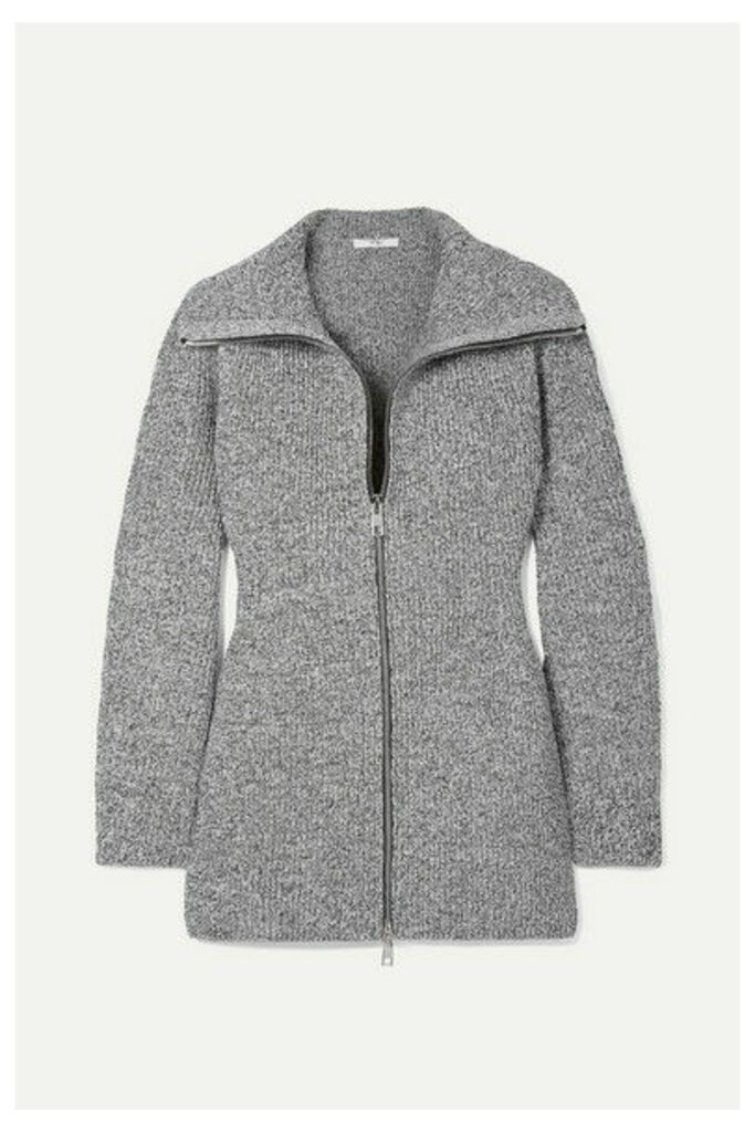 Tibi - Mélange Knitted Jacket - Gray