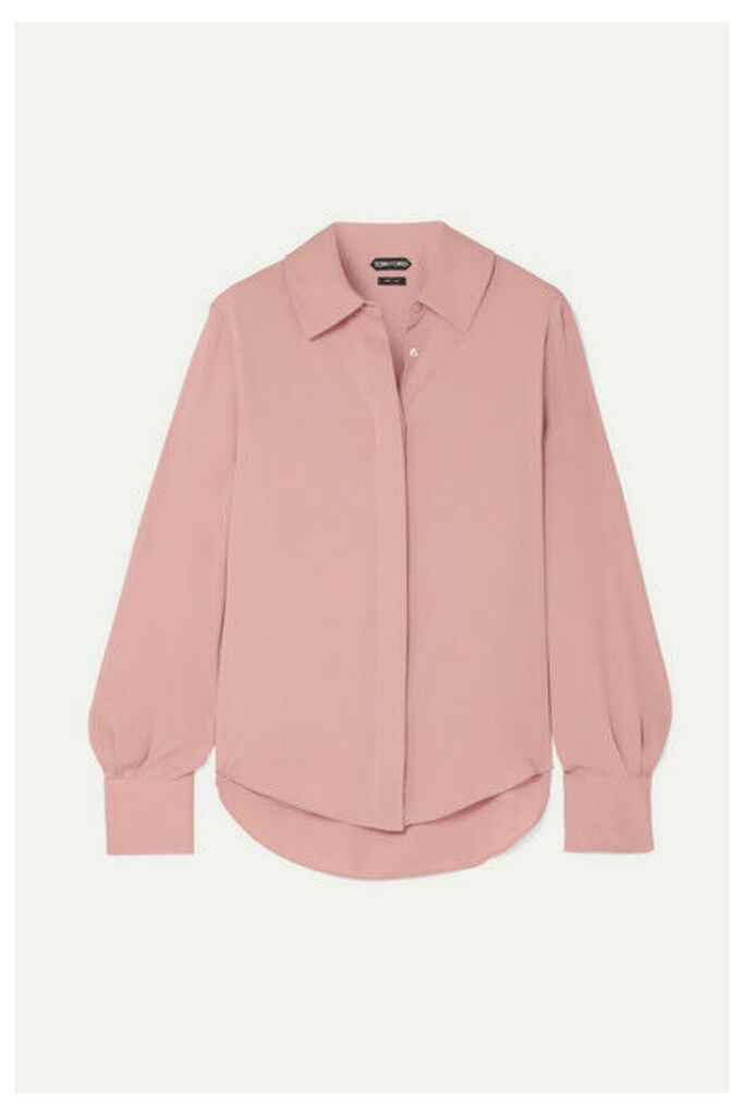TOM FORD - Silk Crepe De Chine Blouse - Pink