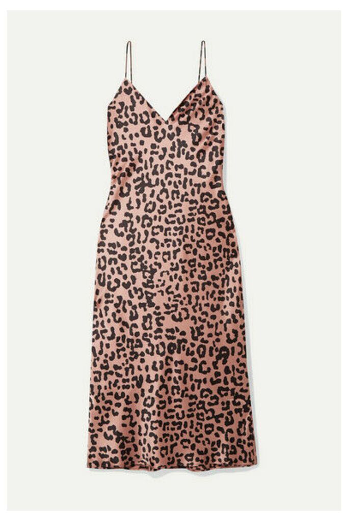 Cami NYC - The Raven Leopard-print Silk-charmeuse Dress - Blush
