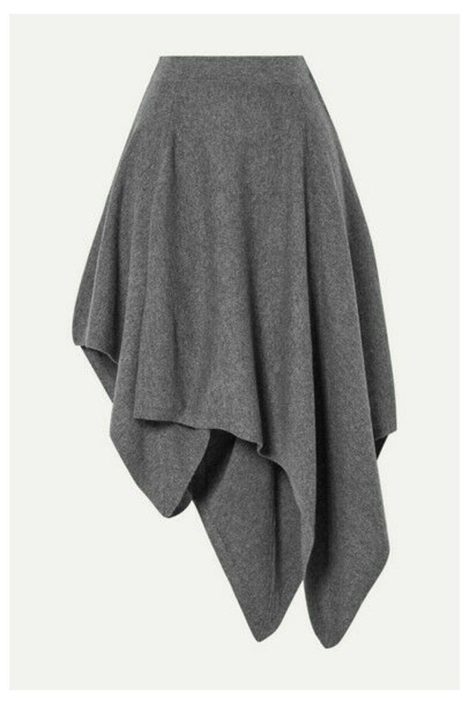 Michael Kors Collection - Asymmetric Cashmere Skirt - Gray