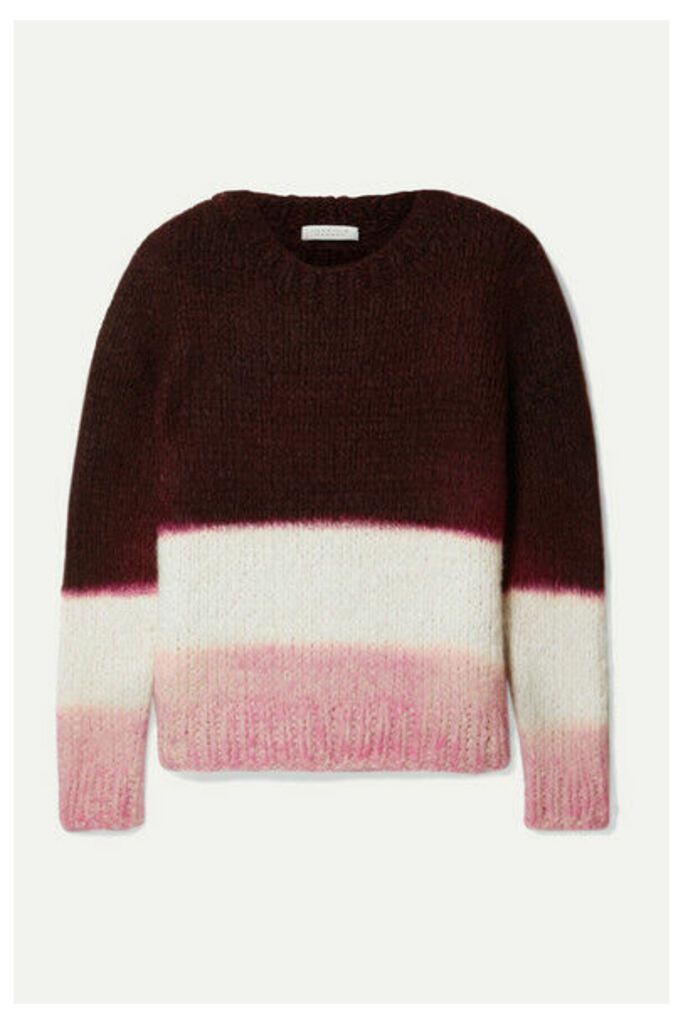 Gabriela Hearst - + Net Sustain Lawrence Color-block Cashmere Sweater - Merlot