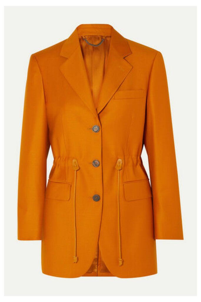 Salvatore Ferragamo - Wool And Silk-blend Blazer - Orange