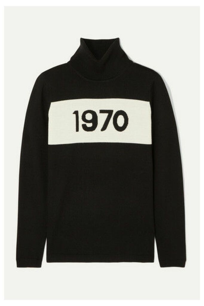 Bella Freud - 1970 Wool Turtleneck Sweater - Black