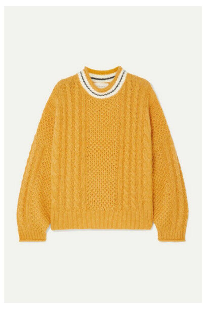 The Great - The Cable Knitted Sweater - Yellow