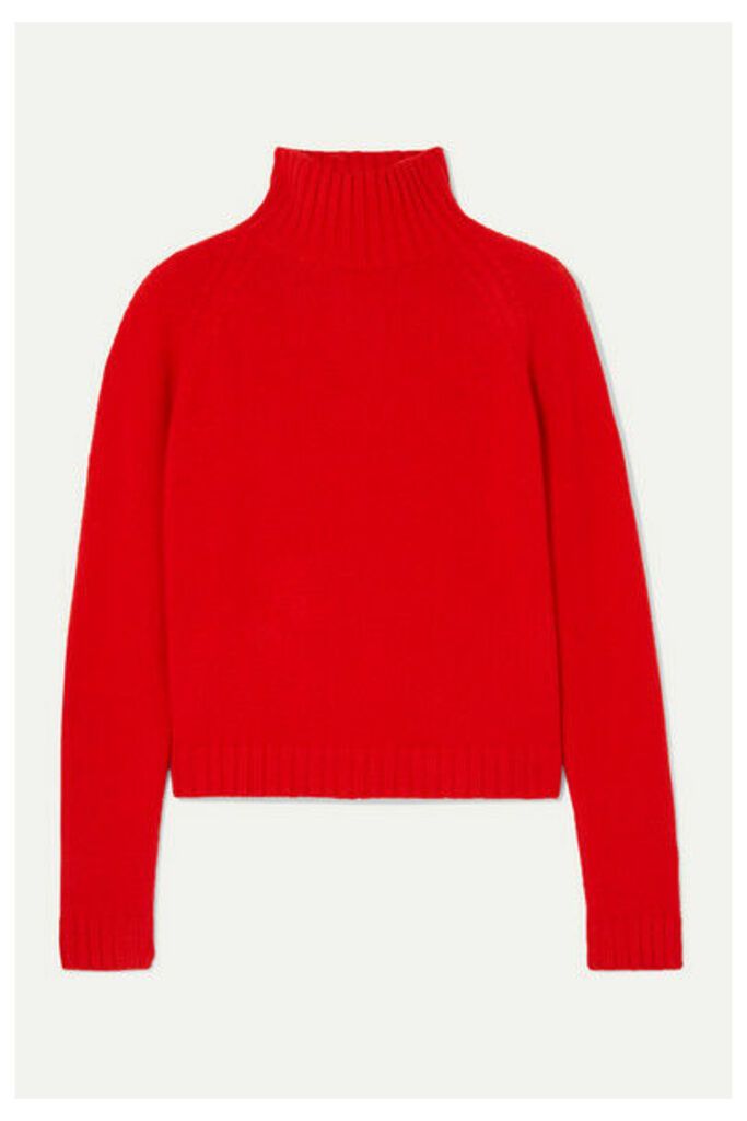 The Elder Statesman - Highland Cashmere Turtleneck Sweater - Red