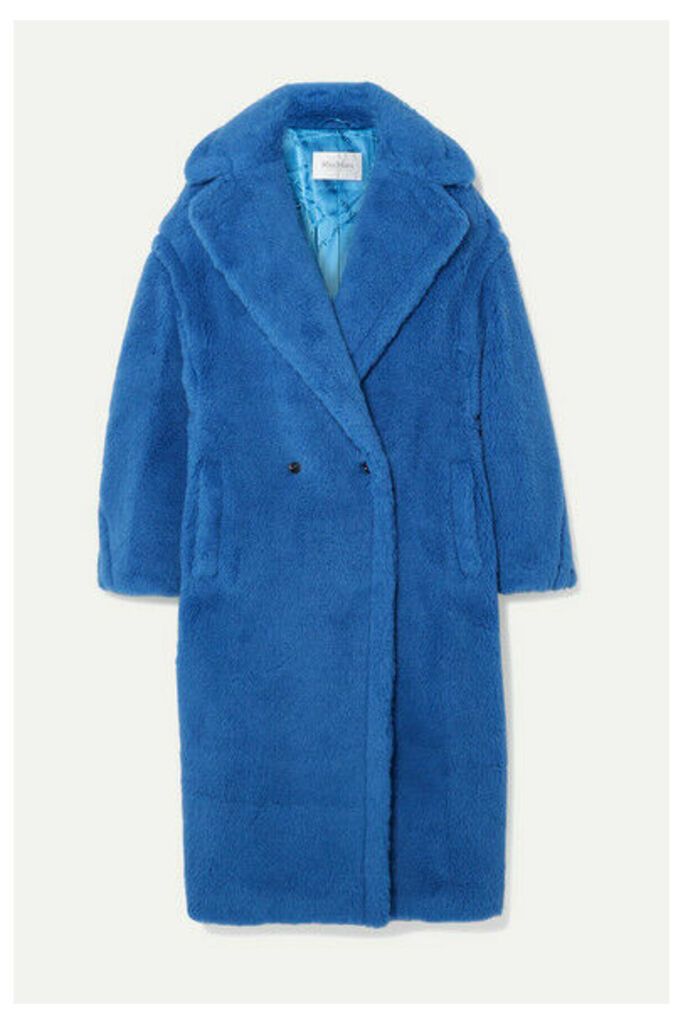 Max Mara - Teddy Bear Alpaca-blend Coat - Bright blue