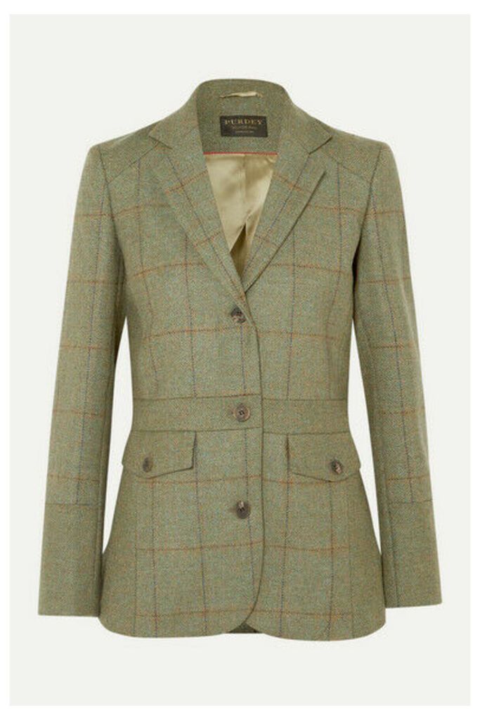 James Purdey & Sons - Checked Wool-tweed Blazer - Green