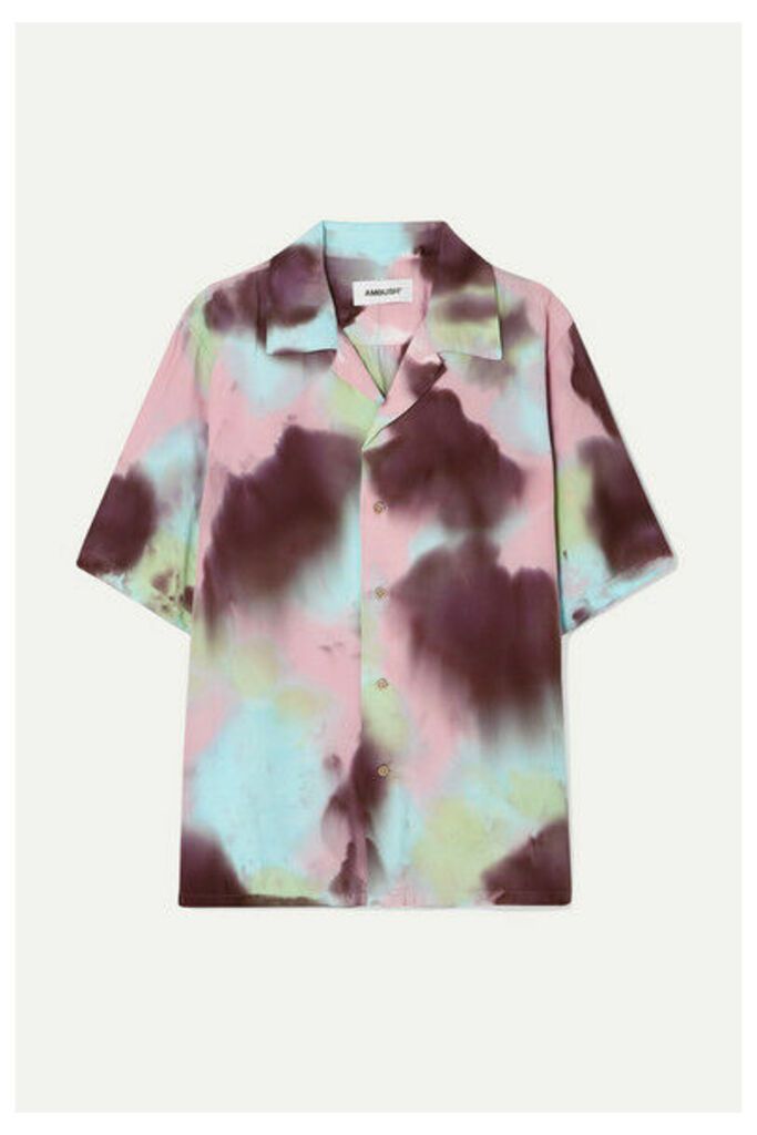 AMBUSH® - Embroidered Tie-dyed Voile Shirt - Pink