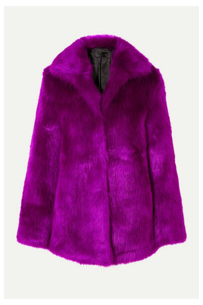 RtA - Kate Faux Fur Coat - Purple