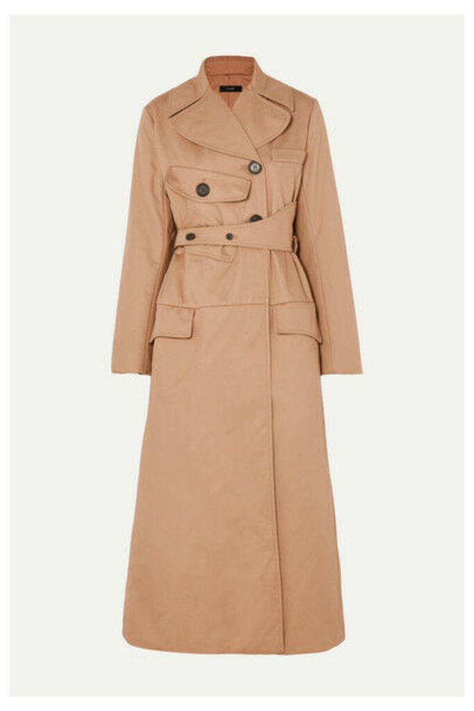 Ellery - Overload Belted Padded Cotton-twill Coat - Beige