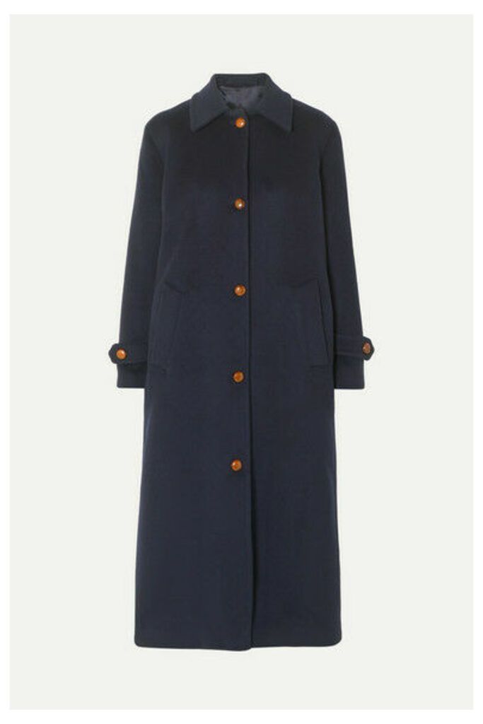 Giuliva Heritage - Maria Wool And Cashmere-blend Felt Coat - Navy