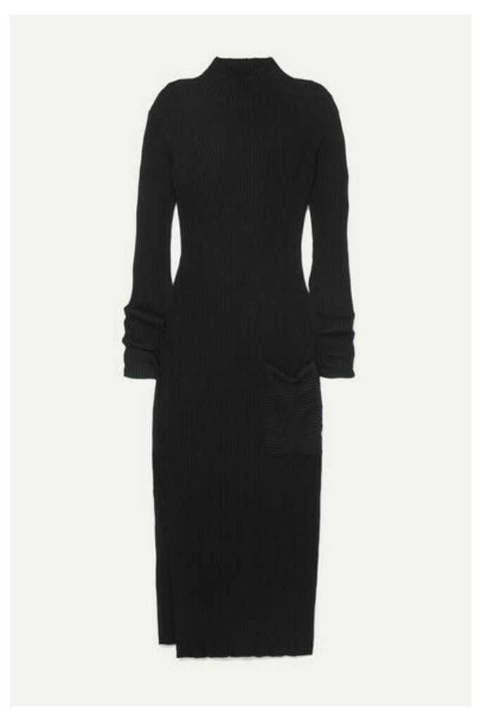 Holzweiler - Noritt Ribbed-knit Maxi Dress - Black