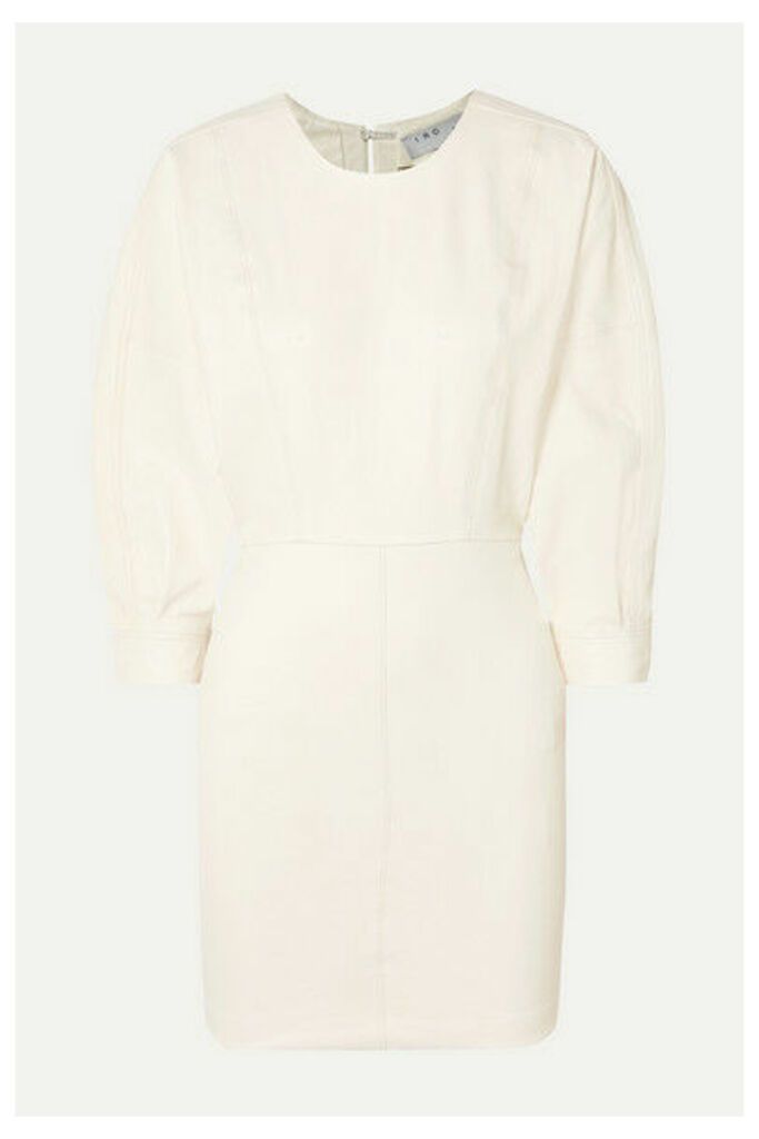 IRO - Cadyl Leather Mini Dress - White