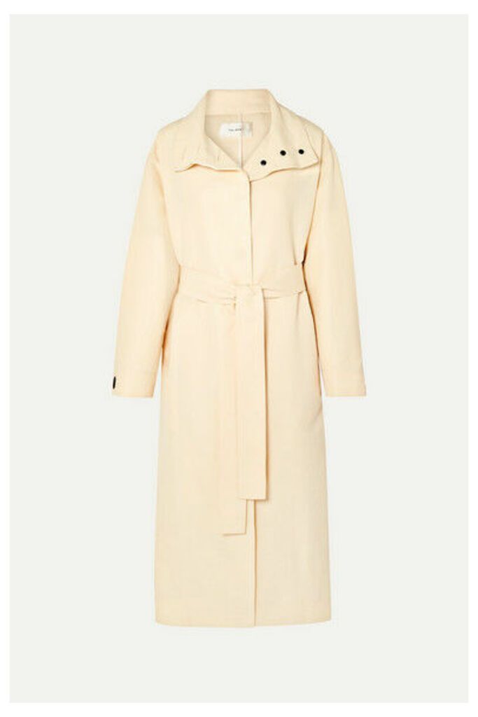 The Row - Panae Silk And Cotton-blend Trench Coat - Beige
