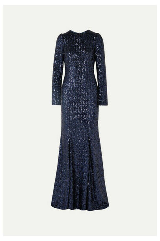 Dolce & Gabbana - Sequined Tulle Gown - Royal blue