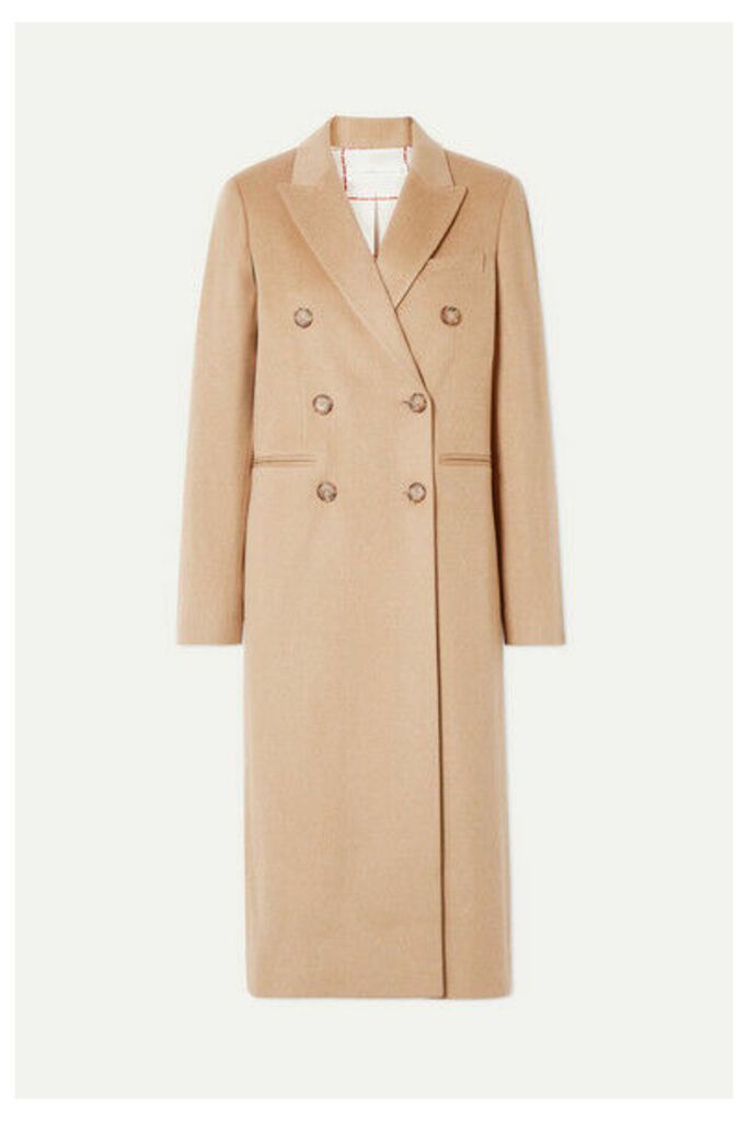 Victoria Beckham - Double-breasted Wool Coat - Camel