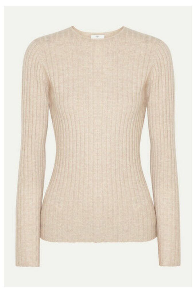 Allude - Ribbed Cashmere Sweater - Beige