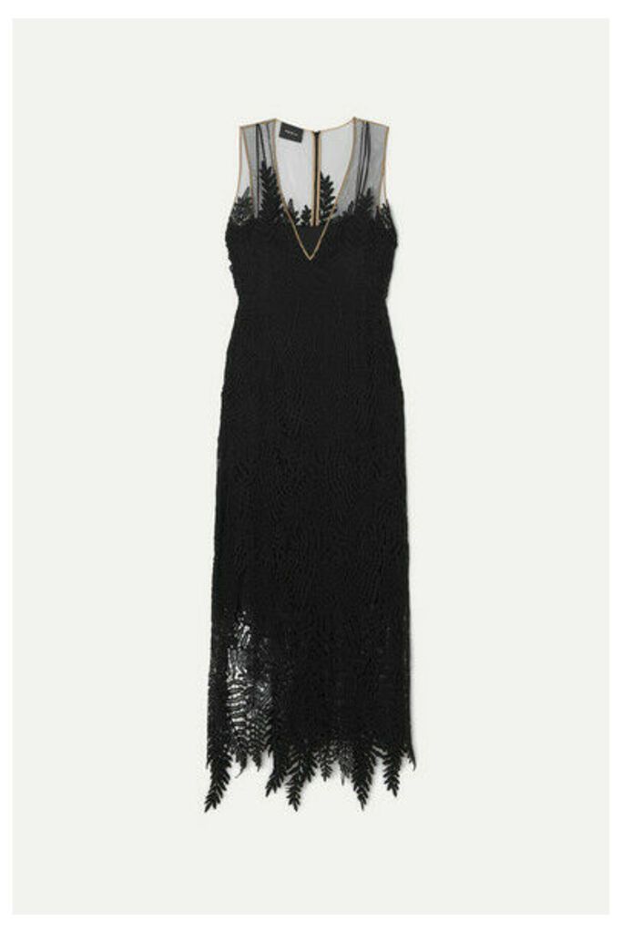 Akris - Embroidered Tulle Gown - Black