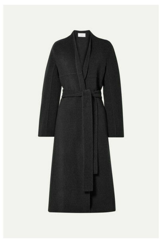 The Row - Luisa Belted Wool-blend Coat - Black