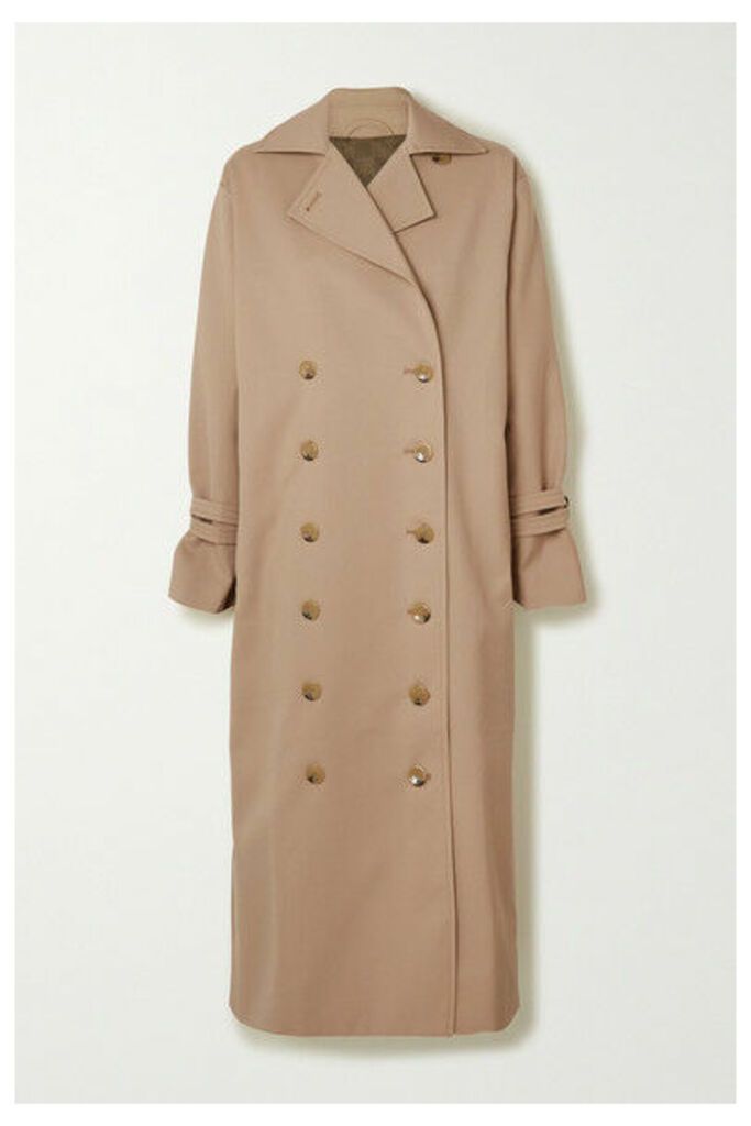 Totême - Pisa Double-breasted Cotton-blend Trench Coat - Beige