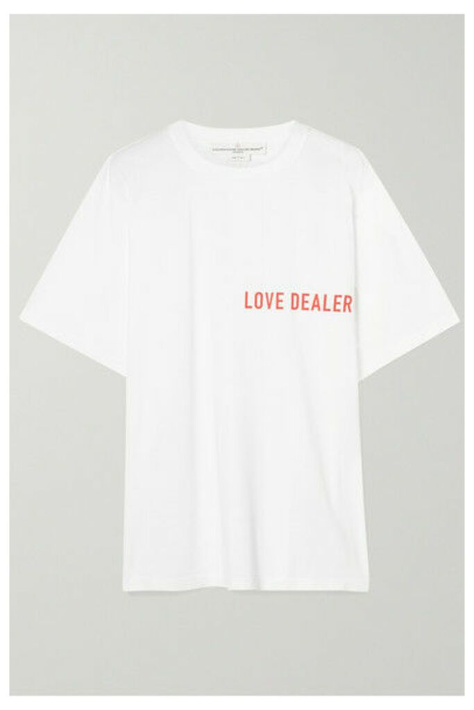 Golden Goose - Cindy Oversized Printed Cotton-jersey T-shirt - White