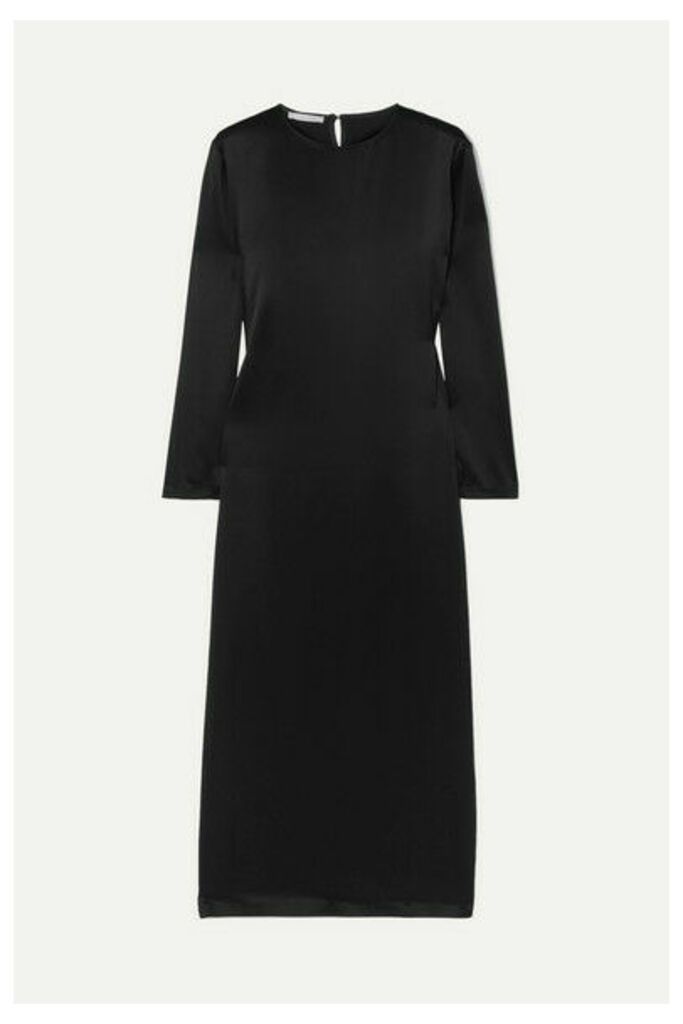 La Collection - Jacqueline Silk-satin Midi Dress - Black