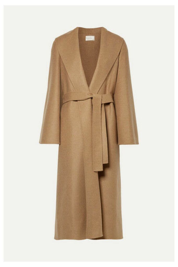 The Row - Parlie Oversized Belted Cashmere Coat - Camel