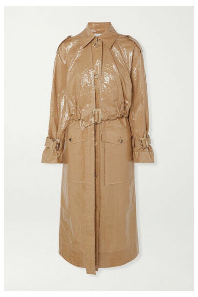 REJINA PYO - Coated-cotton Trench Coat - Taupe