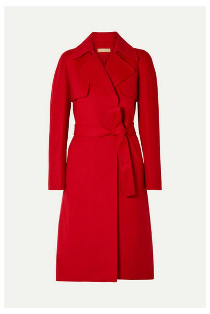 Michael Kors Collection - Wool Trench Coat - Red