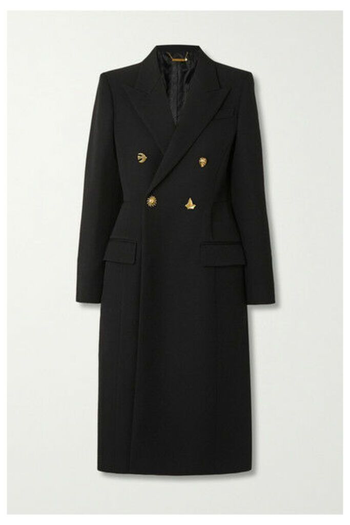 Givenchy - Double-breasted Wool-twill Coat - Black
