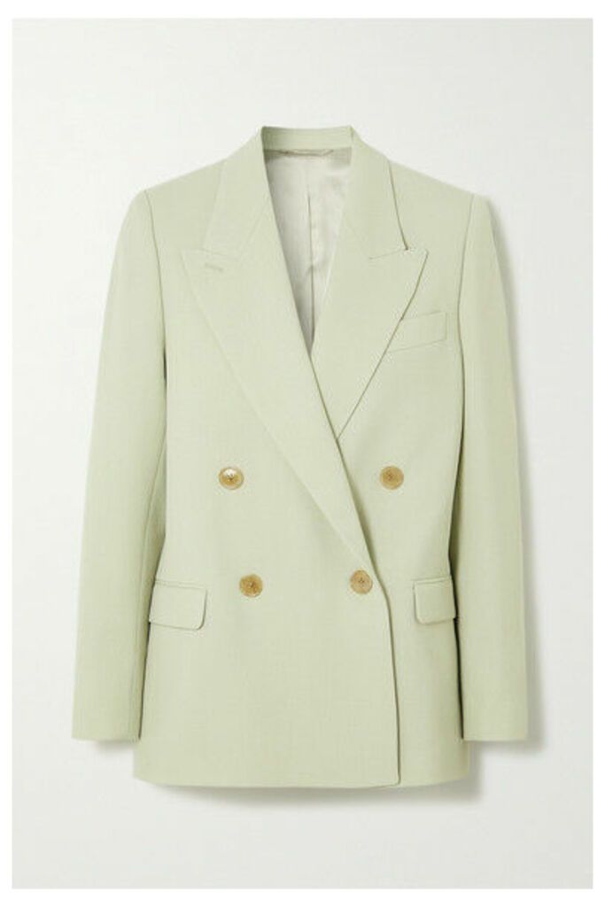 Acne Studios - Double-breasted Canvas Blazer - Mint