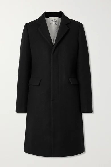 Brittany Wool-blend Coat - Black