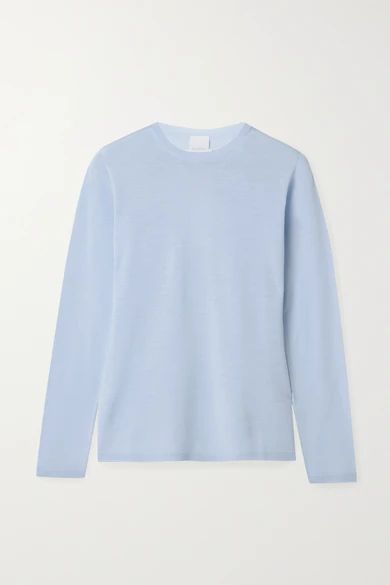 Leisure Astice Wool Sweater - Light blue