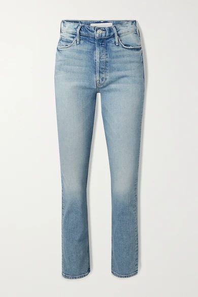 The Dazzler High-rise Straight-leg Jeans - Blue