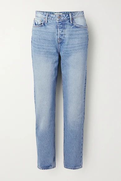 Devon High-rise Straight-leg Jeans - Blue