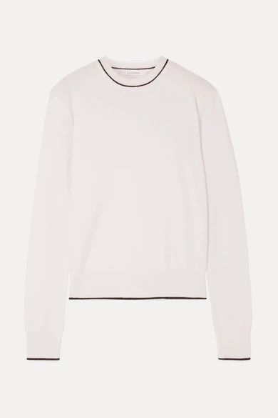 Neat Wool And Cashmere-blend Sweater - Cream