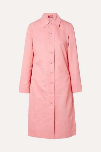 Maura Shell Trench Coat - Pink
