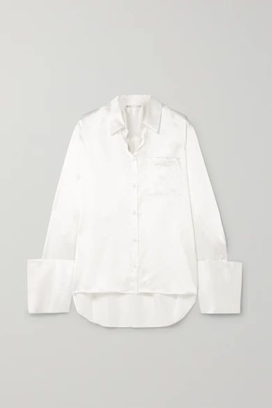 Organic Silk Shirt - White