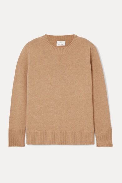 Wool And Cashmere-blend Sweater - Camel