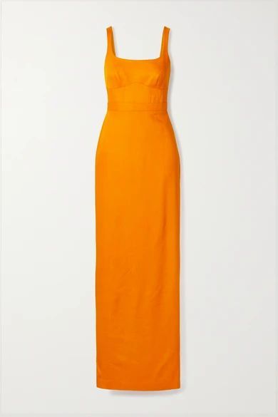 Woven Gown - Orange