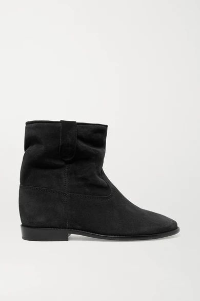 Crisi Suede Ankle Boots - Black