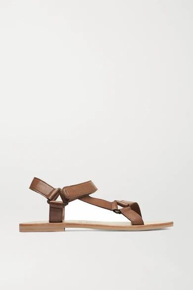 Sportsu Leather Sandals - Tan