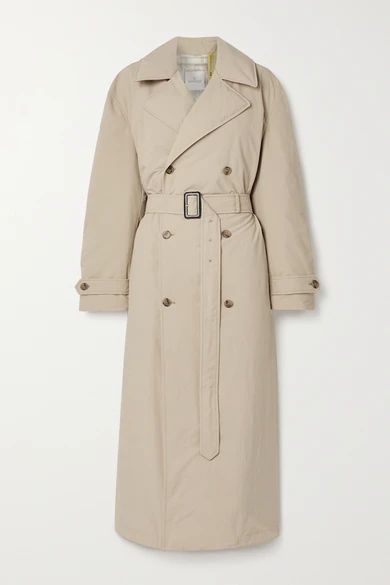 + 1 Jw Anderson Montacute Padded Shell Down Trench Coat - Beige